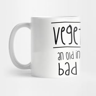 Vegetarian bad hunter Mug